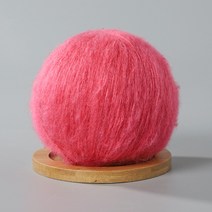 뜨개질을위한 50g 모헤어 실크 울 원사 얇은 앙고라 모헤어 소프트 크로 셰 뜨개질 원사 핸드 니트 스웨터 스카프 목도리 카디건 푹신한 실, 15