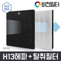 삼성 [호환] 삼성 H13등급 CFX-C100D CFX-2TBA 블루스카이7000 공기청정기 필터, AX80K7580WFD 호환 [CFX-C100D/2TBA 복합형]