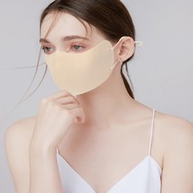 기미존 보호마스크 패션마스크 눈밑보호마스크 빨아쓰는 엣지마스크 자외선차단마스크 귀안아픈마스크, 베이지
