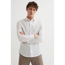H&M 에이치앤엠 슬림핏 이지 아이론 셔츠 118091