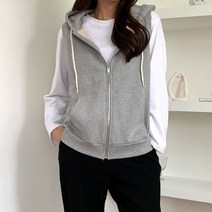 p22 후드집업 베스트/ 쭈리 코튼 후드베스트/ -77 4칼라