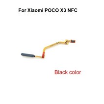 고화질 북 스캐너 양면 스캔 고급 스캔기 Xiaomi POCO X3 홈 버튼 지문 스캐너 터치 ID 메뉴 반환 키 센서, 01 POCO X3 NFC Black