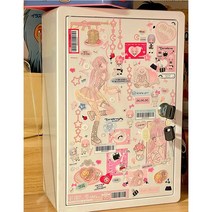 미니 캐비닛 수납장 책상 위 소형 수납함