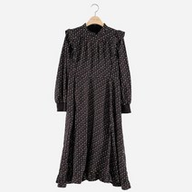 [국내정식매장] 써스데이아일랜드 원피스 반 하이넥 잔 꽃 패턴 원피스(T218MOP250)