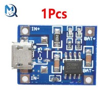 부품 개발 보드 호환 마이크로 USB 5V 1A 18650 TP4056 리튬 배터리 충전기 모듈 충전 이중 기능 이온, 1PCS