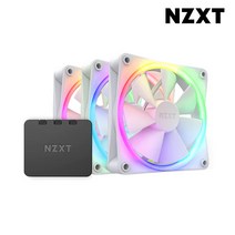 NZXT F120 RGB Matte White 시스템쿨러 (3PACK/Controller)