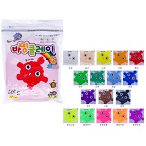 대한산업 컬러클레이 대용량 지퍼형, 500g, 살구