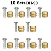 MTB 자전거 유압 디스크 브레이크 니들 올리브 연결 인서트Shimano BH90 BH59 SRAM MAGURA TEKTRO 자전거 브레이크 호스 피팅, 07 10 Sets BH90