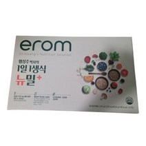 이롬 황성주 1일1생식 뉴밀플러스 63포-식사대용 발효생식 미숫가루, 630g, 12개