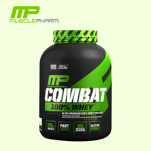 컴뱃 100% 웨이 프로틴 머슬팜 2.27kg Combat 단백질 보충제 MP 파우더, 쿠키앤크림, 1개