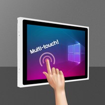 22인치 산업용 판넬 컴퓨터 패널 PC 일체형 터치모니터 화이트, 3세트