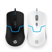 HP M100 Gaming Mouse 게이밍 마우스 블랙/화이트 공식판매점, 화이트