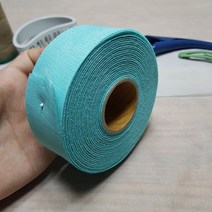 리보너 샤벳리본 하늘하늘한 린넨느낌 가볍고 부드러운 리본 1롤 45m, 40mm, 파스텔민트