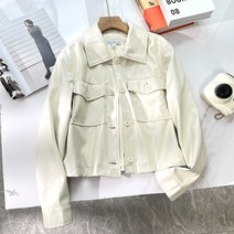 법대로사랑하라 이세영 가죽자켓 소가죽 빅카라 포켓 라이더 크롭 빅사이즈 재킷