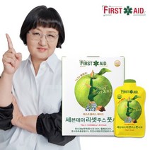퍼스트플러스에이드 세븐데이 리셋주스 풋사과맛 1box, 70g, 14개