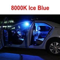 현대 산타페 santafe sm cm dm tm 2007 2008 2010 2013 2014 2016 2020 2021 자동차 인테리어 led 라이트 canbus 자동차 액세서리, 8000k 아이스 블루, (2007-2012) 13개