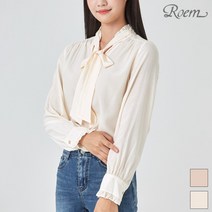로엠 타이형 블라우스 RMBL949R32