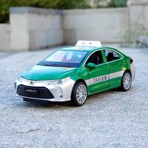 1:32 아우디 폭스바겐 택시 다이캐스트 장난감 자동차 모형 피규어, 코롤라 렌탈 그린