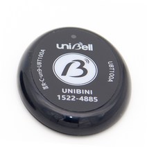 UBT-100A 블랙 유니벨 무선 호출 벨 식당 주문 병원 비상, 1개