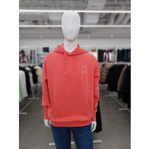 [21SS] 헤지스남성 피즈 / 핑크 어나더 라인 자수 로고 후드 맨투맨 / SPTS1E104P2(120066 )