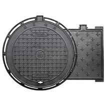 정화조 뚜껑 맨홀 주물 주철 커버 개구부 원형 덮개, 상세참고, 500x600 D400