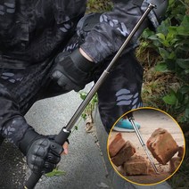 강화 탄소강 호신용품 3단봉 파괴봉 삼단봉 파우치포함 여성 경찰 진압봉, 1개