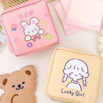 소녀 감성 파우치 화장품 가방 여행용 생리대 동전 귀여운 시크릿 미니파우치 다용도 포켓