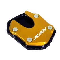 CNC 킥 스탠드 발 사이드 스탠드 확장 패드 HONDA X ADV X-ADV XADV 750 2021-2022 용 오토바이 액세서리, 10 X-ADV GOLD, 10 X-ADV GOLD