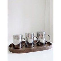 도매토피아 스텐 머그 컵, 200ml