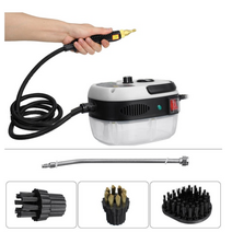 고압스팀기 스팀기 고압스팀청소기 업소용스팀청소기 2500w 110v 220v 고압 및 온도 스팀 청소기 에어컨 주방 후드 자동차 청소기 물 탱크 포함, 하얀, 우리를, 하얀색