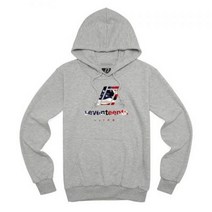 바보사랑 SEVENTEENTH STAN AMERICAN FLAG HOODY (GRY) 남녀공용 캐주얼 후드티셔츠 남녀공용 캐주얼 후드티셔츠 .세븐틴스