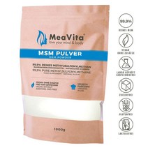 독일직구 Meavita MSM 파우더 99.9% 순도 (1000g 1개×팩) Methylsulfonylmethane, 수량, 상세참조
