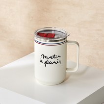 [모던하우스 창원점]12HOURS 뉴데스크 보온보냉컵 500ml 본보이지 파리_KC0323005, 단품, 1개
