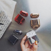 블랑제이 미러 메탈 크롬 하드1-2세대 Pro프로 3세대 에어팟케이스 [에어팟보호필름증정], 1-2세대 골드