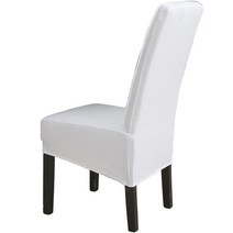 편한식탁의자 인테리어 식당의자 높은 다시 XL/M 크기 솔리드 일반 염색 의자 커버 스트레치 다이닝 룸 웨, 15 COLOR 18_01 Medium(48-55cm)