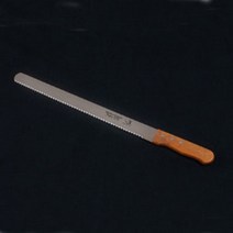 자체브랜드 커트라인 빵칼 -나무손잡이(날길이 30cm)