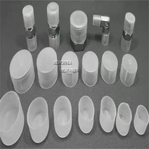 10pcs 원형 파이프 외부 보호 캡 미끄럼 방지 투명 PE 플라스틱 튜브 엔드 커버 플랜지 조인트 케이스, [04] M12