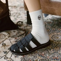 예루살렘샌들 예루살렘 샌들X마리떼 NO.1063 MICHAEL SLIDE_BLACK_NUBUCK NO1063_N_BLACK 113023