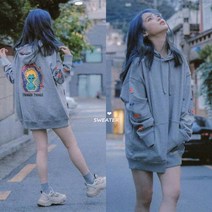 캠퍼스룩 후드 겨울 가을룩 기모티 가을 공항룩 후드티