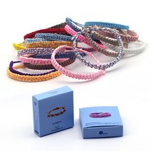 라온 소원 매듭팔찌 만들기 DIY (1.5mm) 27개 세트