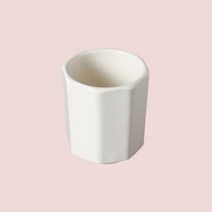 퓨전팔모 차컵(멜라민) 63x69mm 10개묶음, 미색