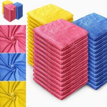 얇은 초 극세사 카페 식당 만능 행주 걸레, 상품선택, 핑크(10장1봉)