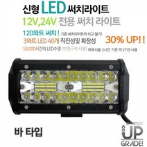 120W 써치라이트 12V 24V 전용 30도 170도 엘이디 방수 원단 재질 캠핑 고기잡이 낚시 서치라이트 작업등 차량용 선박용 무수은 저탄소