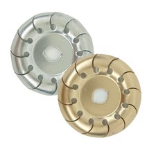목재절삭날 목공그라인더휠 초강력 90MM 12T DISK BLADE 아이스가공 앵글 라운드 실버/골드, 골드
