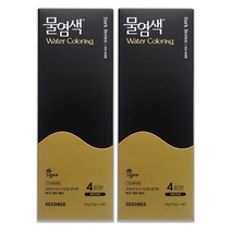 씨드비 물염색 시즌3 비건 새치커버 김혜수 염색약 8회분, 씨드비 시즌3 다크브라운(4회분)x2개