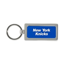 Rico Industries NBA 로스앤젤레스 클리퍼스 양면 금속 키체인 - 훌륭한 일상용 자동차 액세서리, New York Knicks