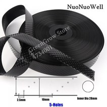 분수 호스 농업용 저설 점적 천막 호스 10010m 1quot Φ28mm 농업 관개 물, 5홀, 길이 50m(165피트)