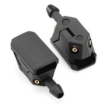 워셔액 노즐 와셔액 2x 자동차 앞 유리 와이퍼 블레이드 아우디 a4 b7 푸조 206 볼보 xc60 알파 로미오 159 스코다 파비아 2 미토, 2개