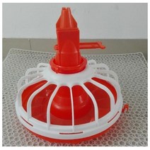 1Pcs 치킨 자동 재료 먹이 양동이 가금류 집 농업 조립 라인 자동화 엔지니어링 플라스틱 피드 그릇 트레이, L, 빨간
