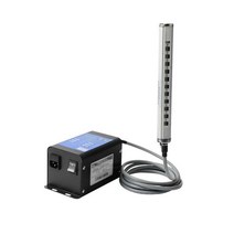 제전기 200mm 이오나이저 정전기 방지 스틱 막대, 500MM 이중 에어 완드 + 전원 공급 장치